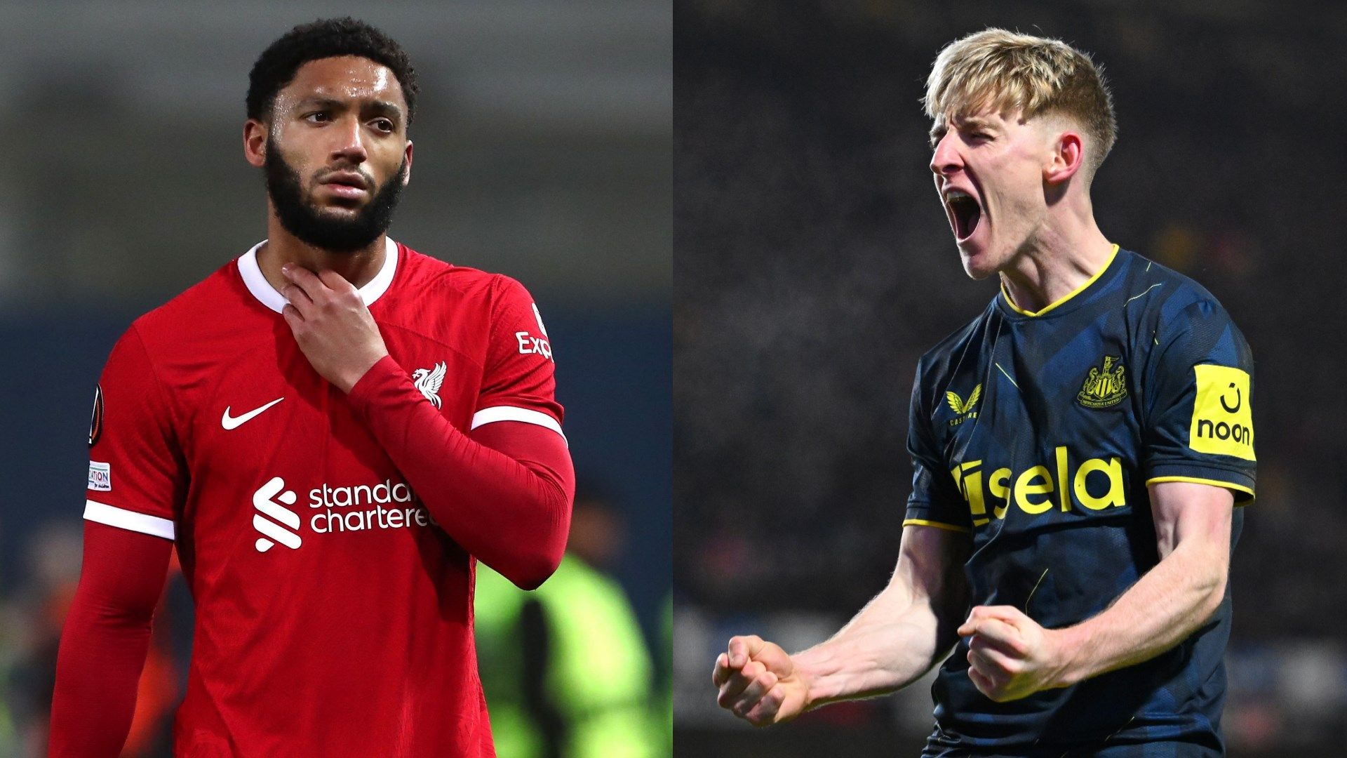 Joe Gomez Anthony Gordon split 2024