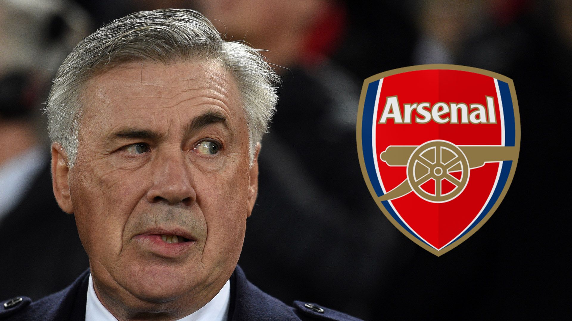 Carlo Ancelotti, Arsenal logo