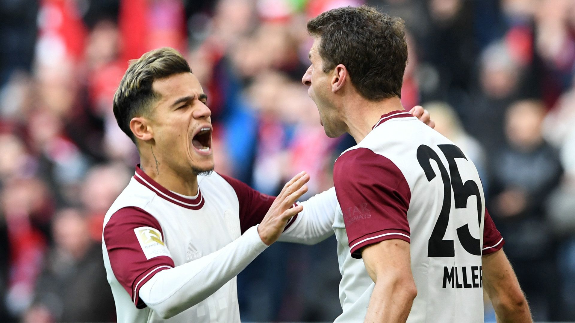 Philippe Coutinho Thomas Muller Bayern Munich 2019-20