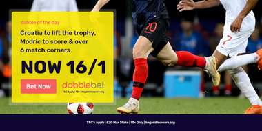 World Cup final dabble of the day graphic