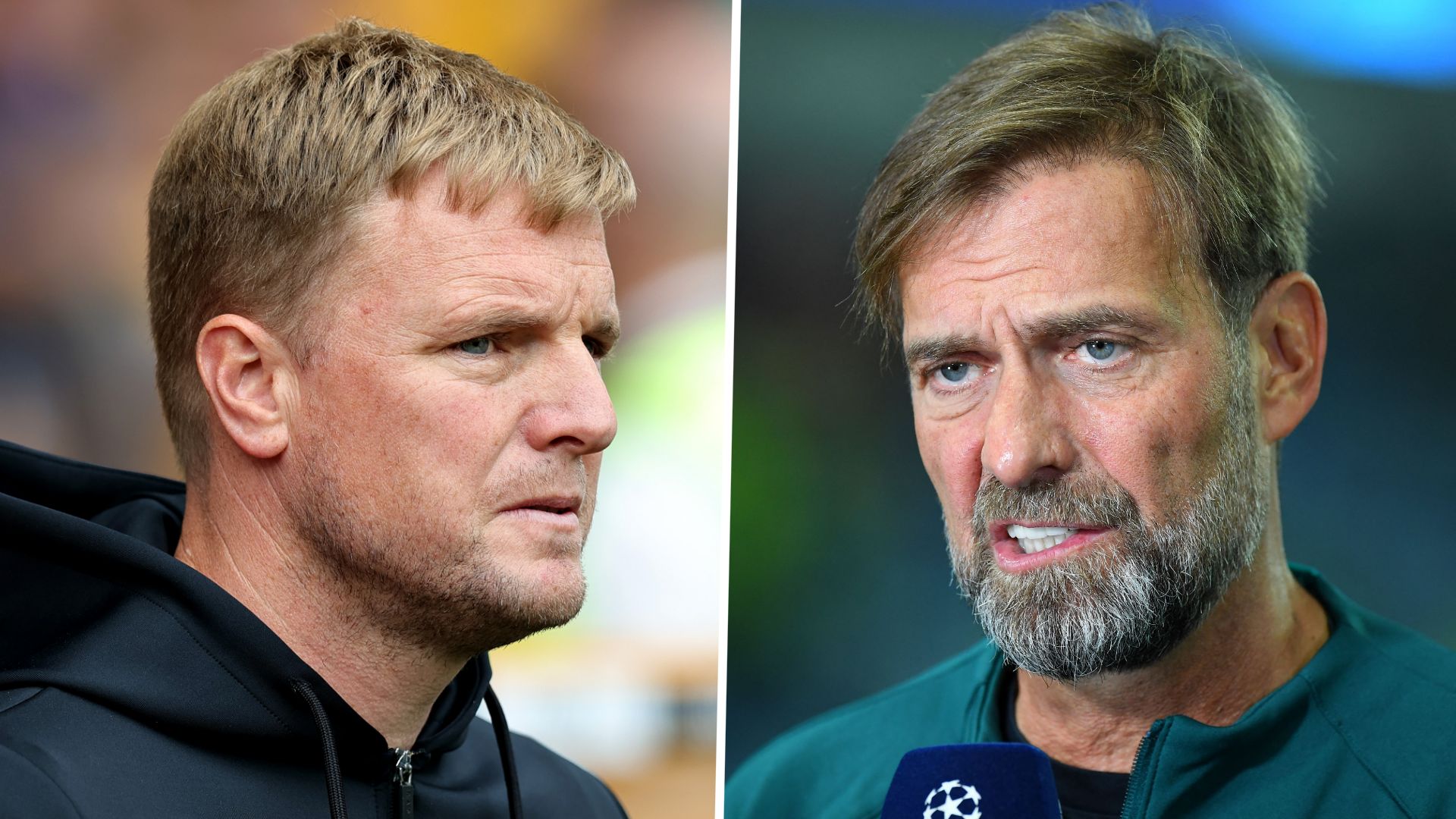 Jurgen Klopp Eddie Howe split 