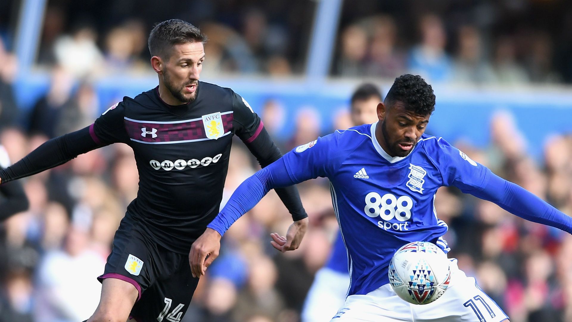 Conor Hourihane Aston Villa Isaac Vassell Birmingham City