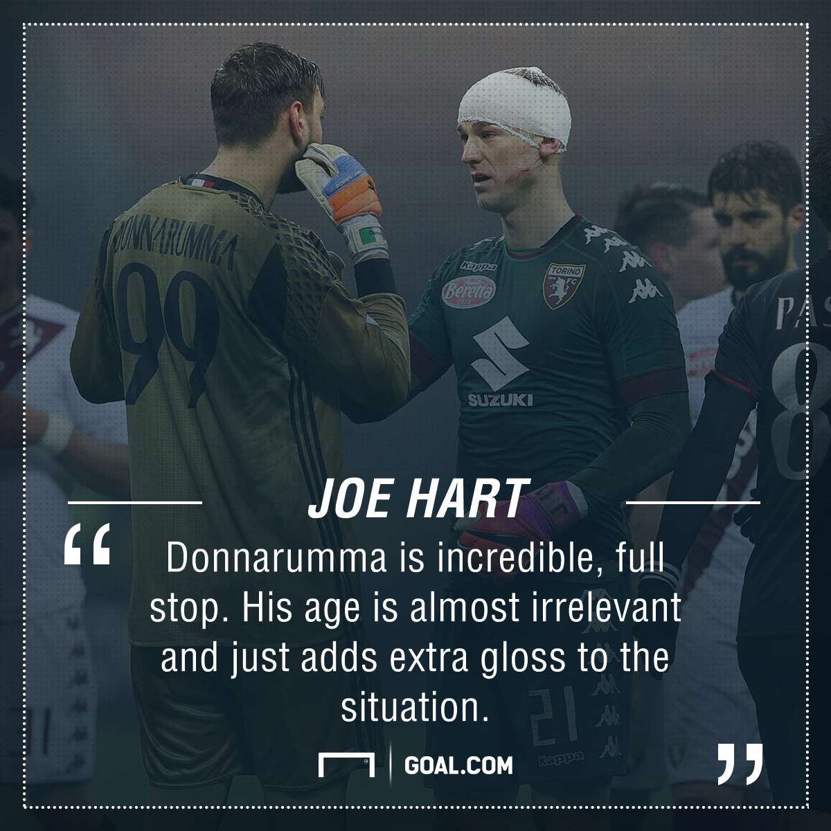 Gianluigi Donnarumma Joe Hart PS