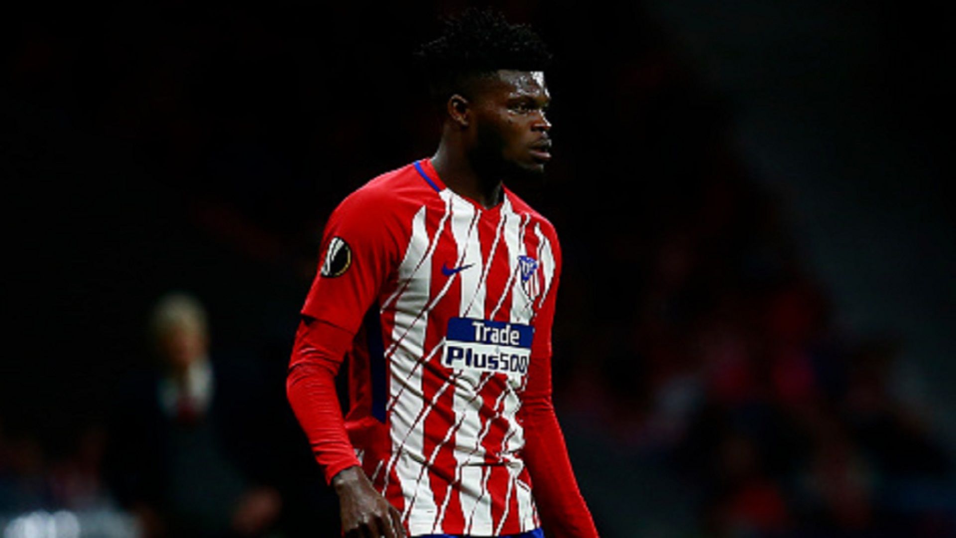 Thomas Partey of Atletico Madrid  UEFA Europa League Semi Final second leg match between Atletico Madrid and Arsenal FC