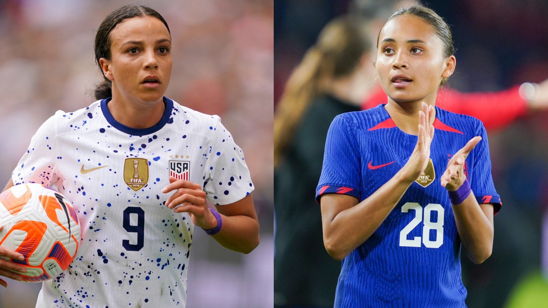 Mallory Swanson Alyssa Thompson USWNT GFX