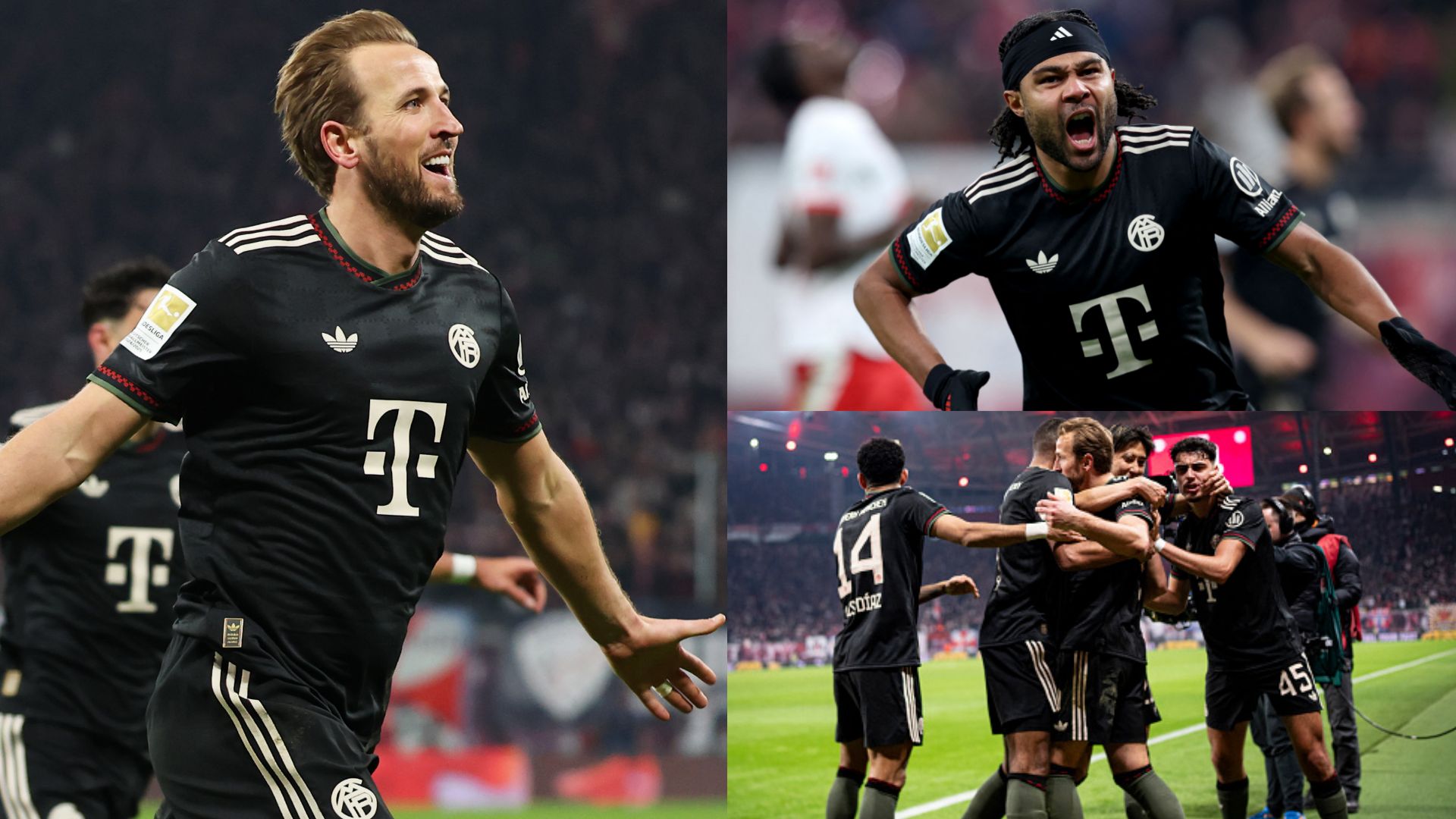 Harry Kane scores again as Bayern Munich come from behind to thrash RB Leipzig and maintain 11-point lead in Bundesliga title race
