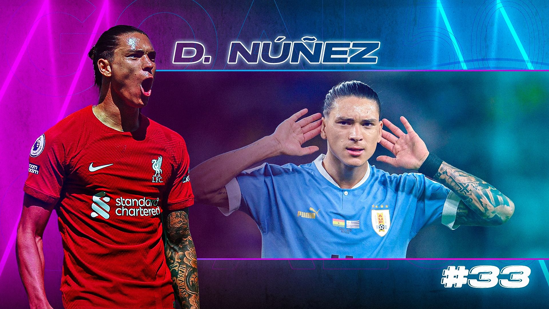 GOAL50 2022 Darwin Nunez GFX Ranking