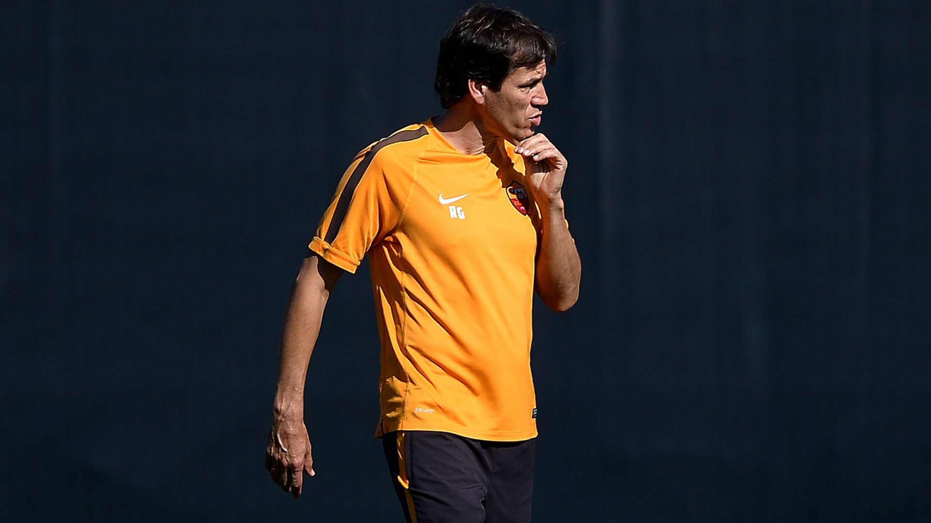 Rudi Garcia Roma training
