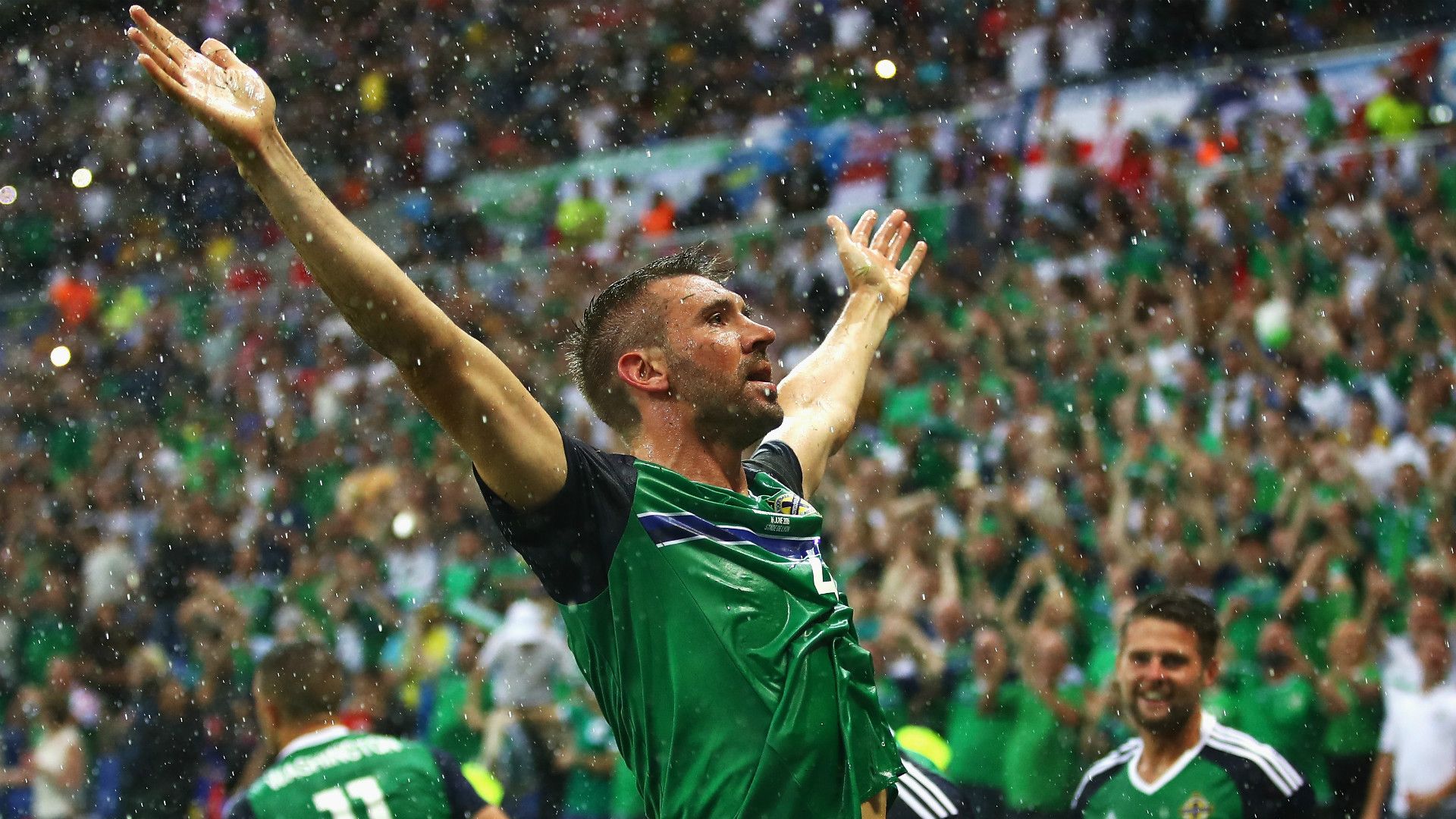 Gareth McAuley Ukraine Northern Ireland European Championship 16062016