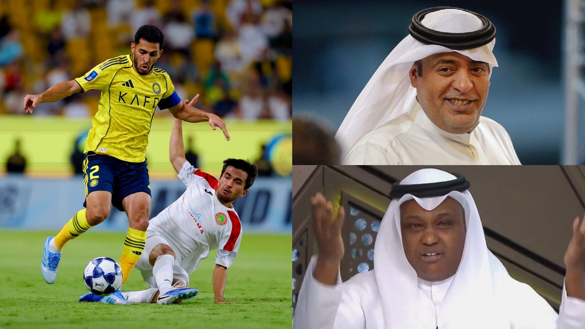 ″رأينا مانشستر يونايتد في الدوري الأوروبي” .. عبدالله فلاته يرد على حزنه من فوز النصر الآسيوي والفراج يعلق ساخرًا | السعودية Goal.com