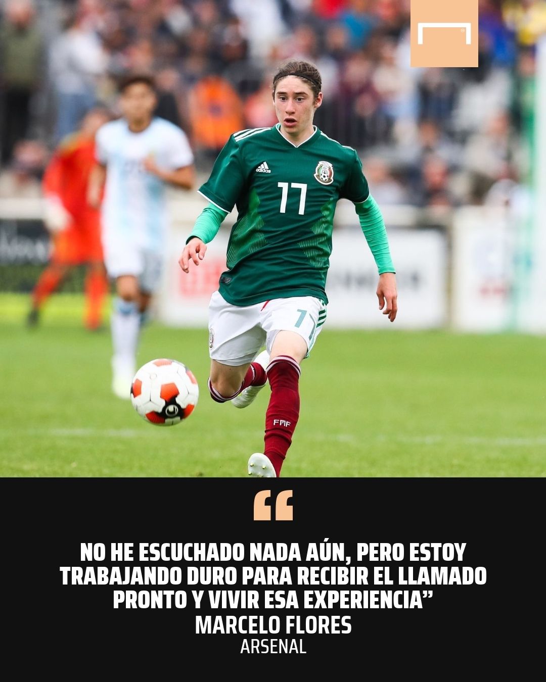 Marcelo Flores selección mayor