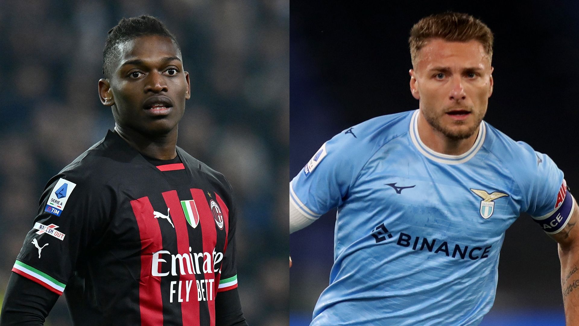 Ciro Immobile Lazio Rafael Leao Milan