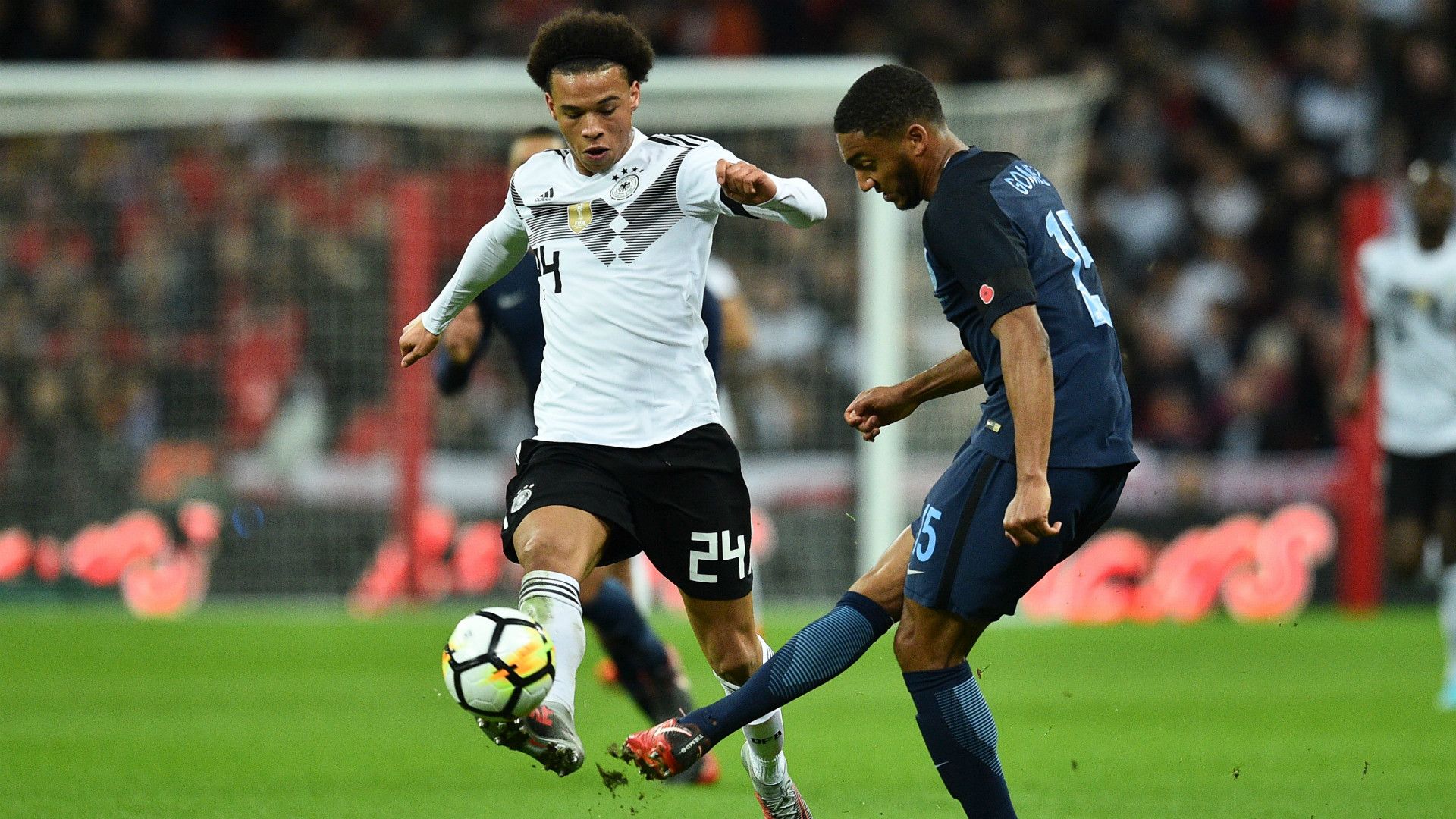 LEROY SANE GERMANY JOE GOMEZ ENGLAND 10112017