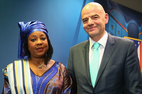 Fatma Samoura Gianni Infantino