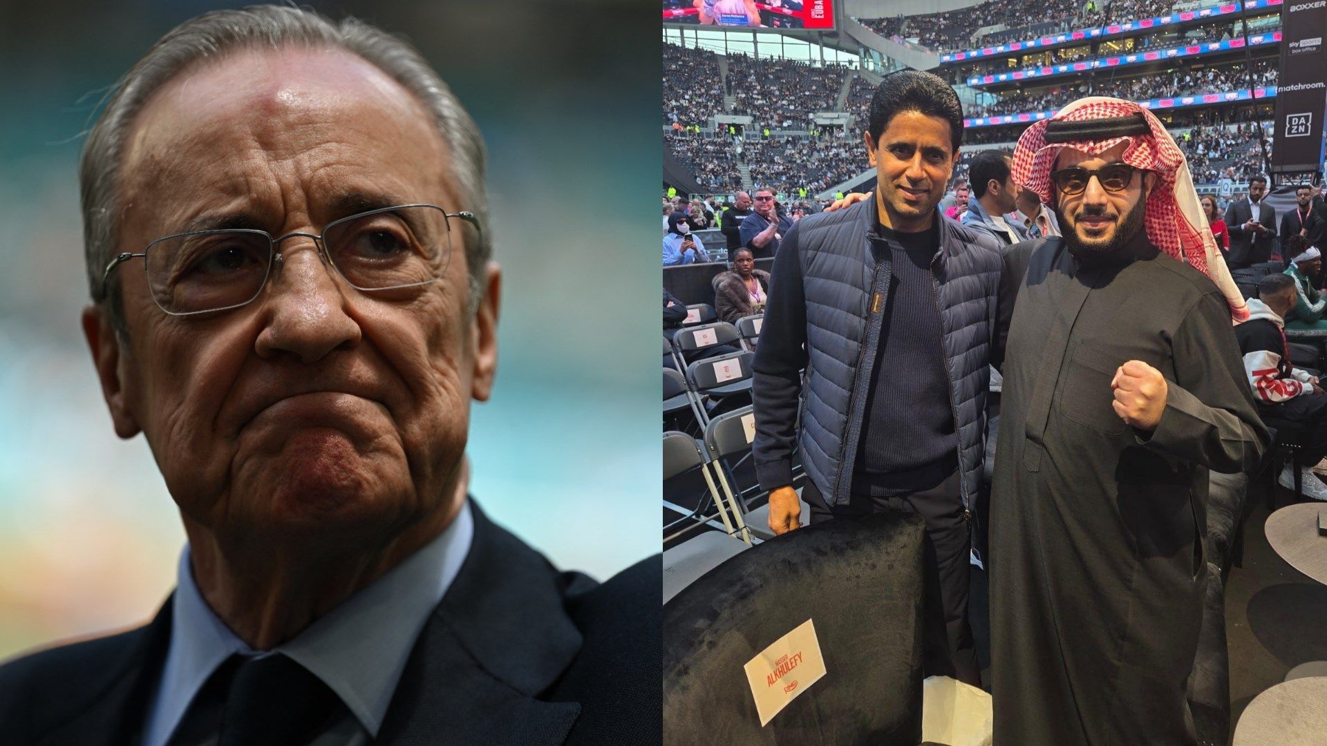 Florentino Perez Turki Al-Sheikh Nasser Al-Khelaifi