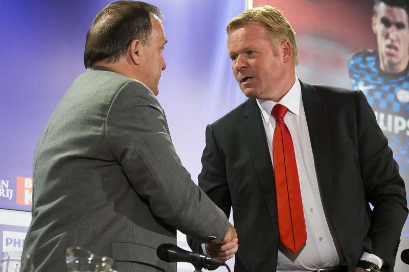 Dick Advocaat and Ronald Koeman, PSV - Feyenoord