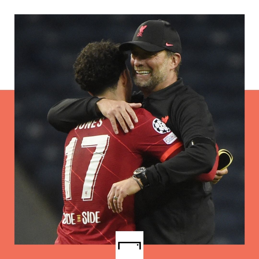 Curtis Jones Jurgen Klopp Liverpool Porto Champions League 2021-22 GFX