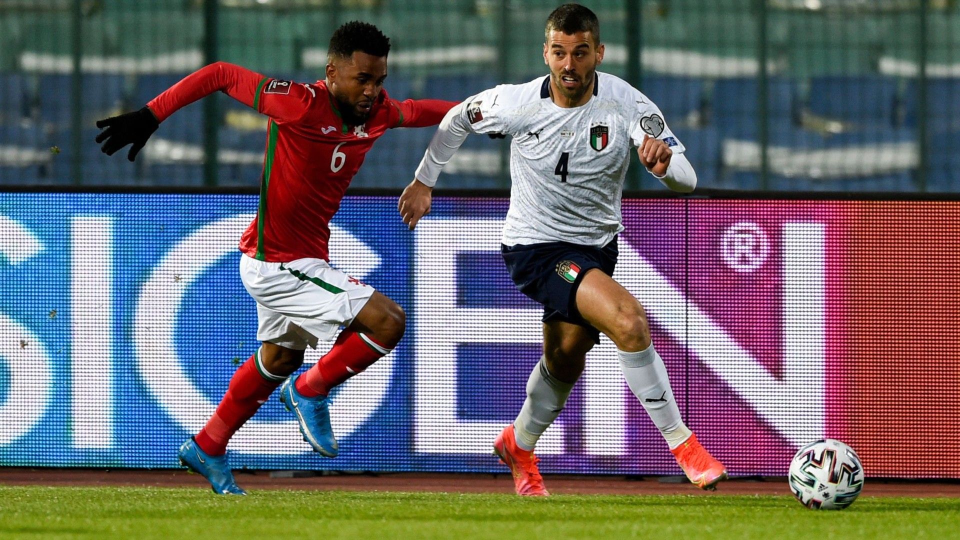 Cicinho Spinazzola Bulgaria Italy