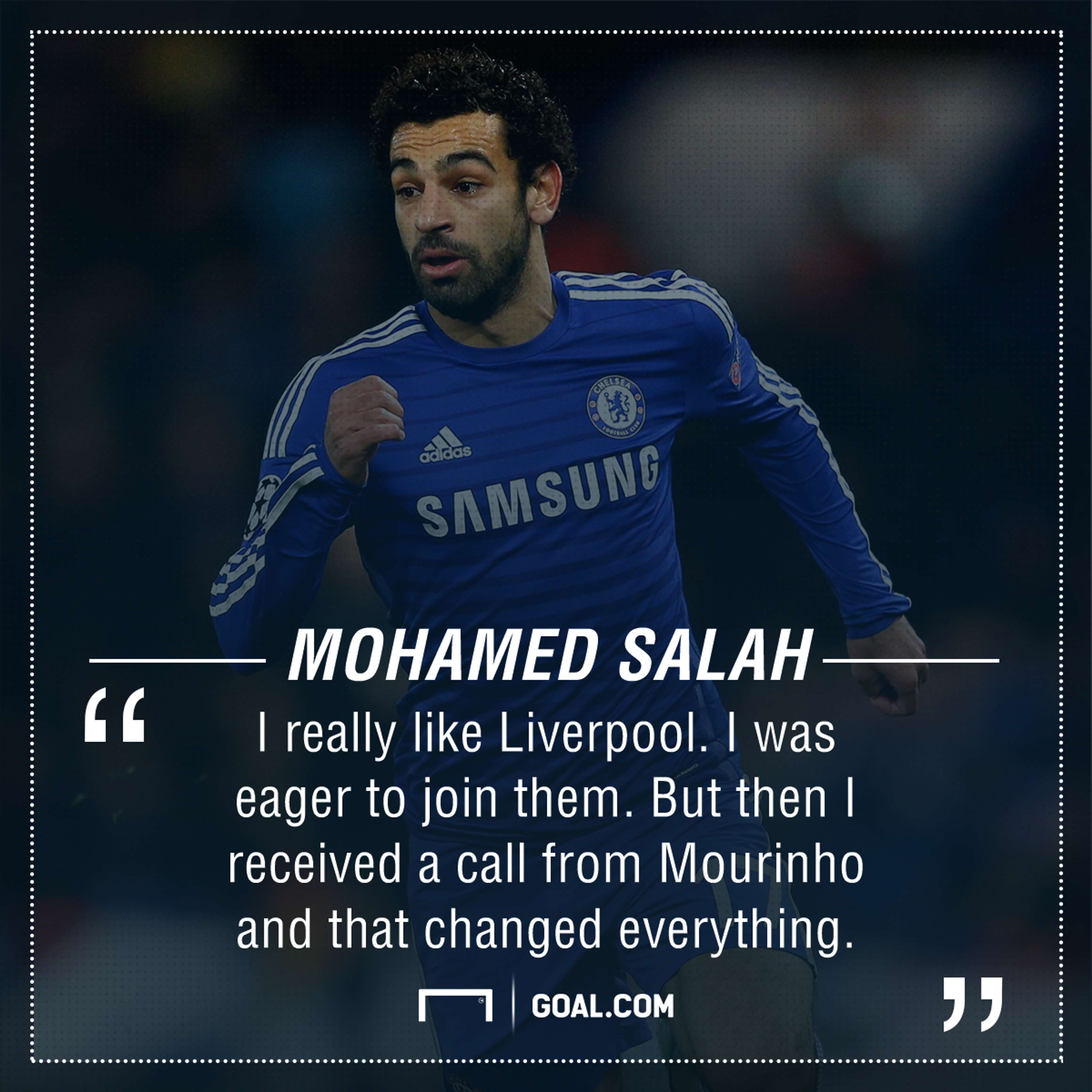 Mohamed Salah Mourinho Chelsea Liverpool PS