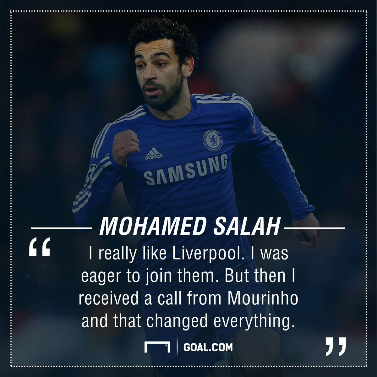 Mohamed Salah Mourinho Chelsea Liverpool PS