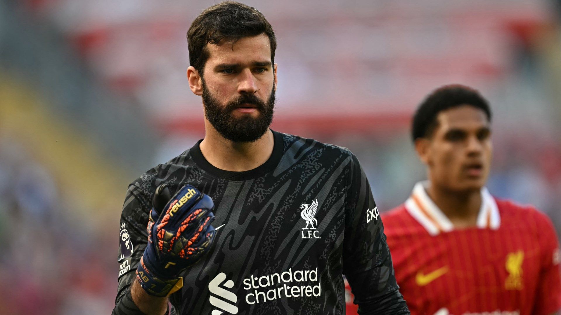 Alisson Liverpool Wolves 2023-24 Premier League 