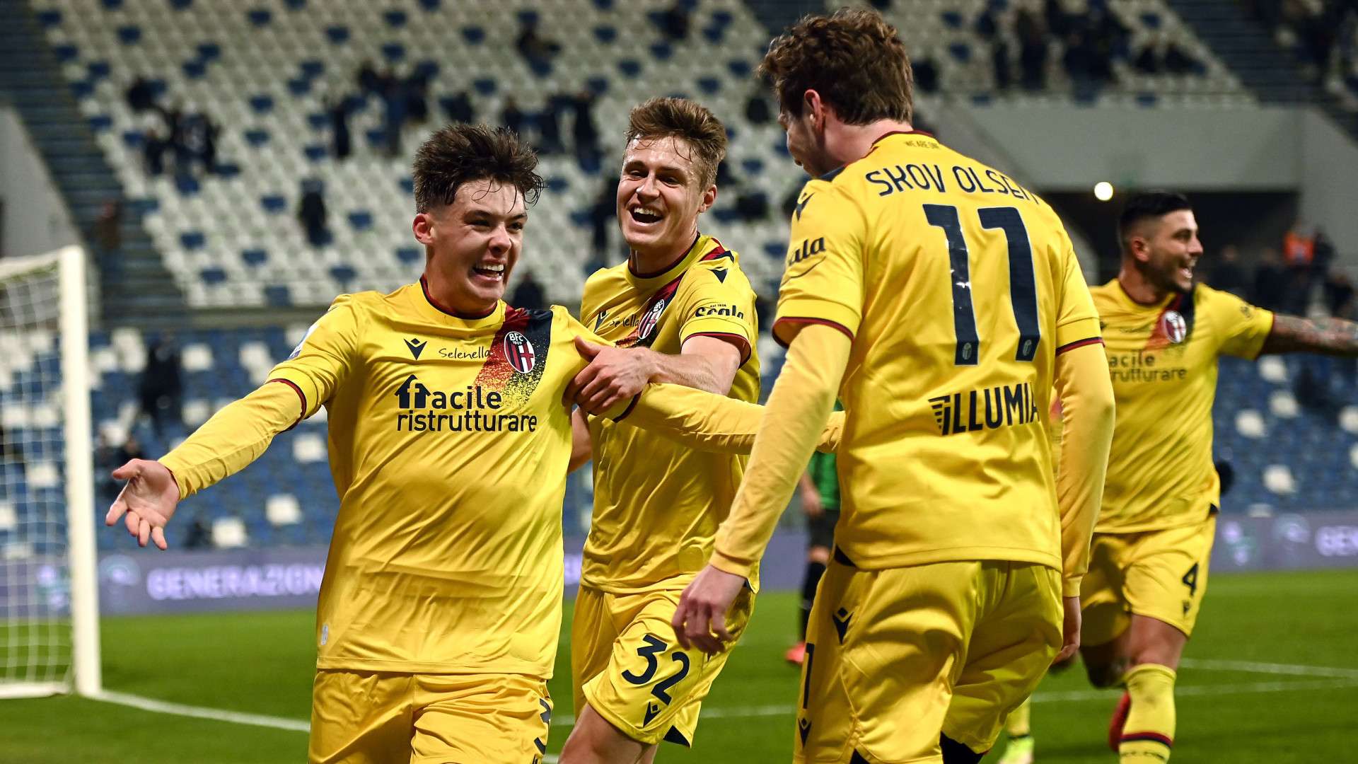 Sassuolo Bologna Celebration Serie A