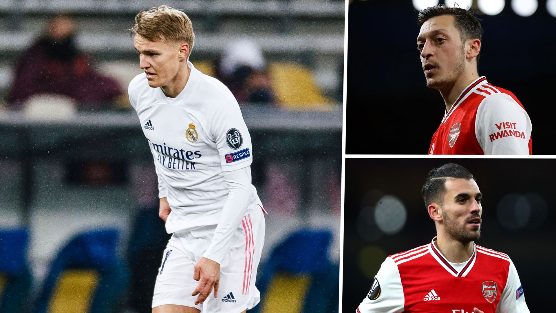 Odegaard Ozil Ceballos