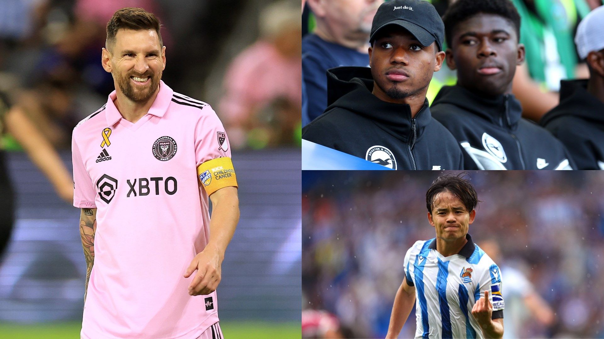 Messi, Fati, Kubo. GFX