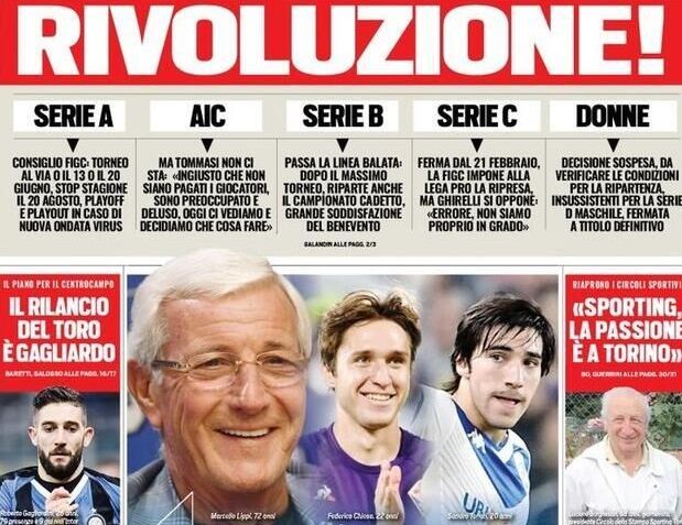newspapers 21 May Tuttosport embed only