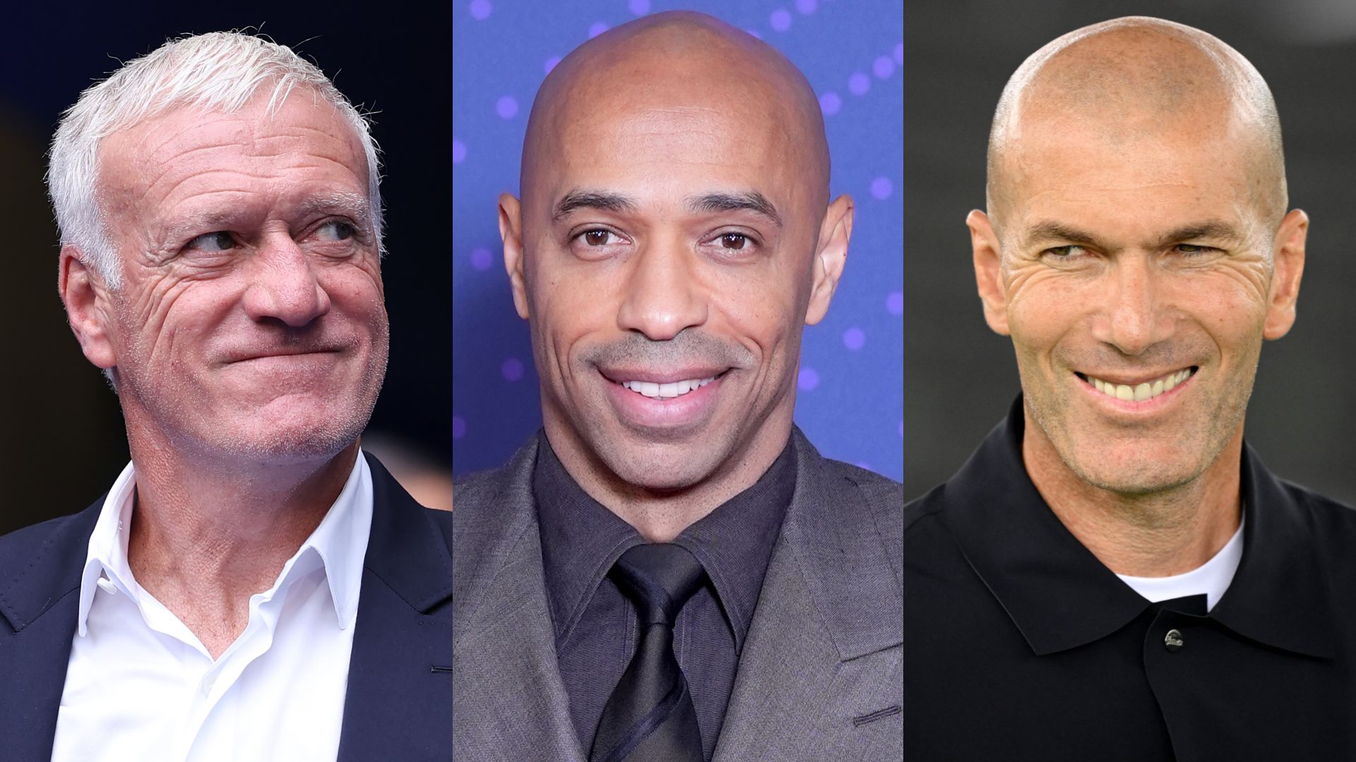 Didier Deschamps Thierry Henry Zinedine Zidane