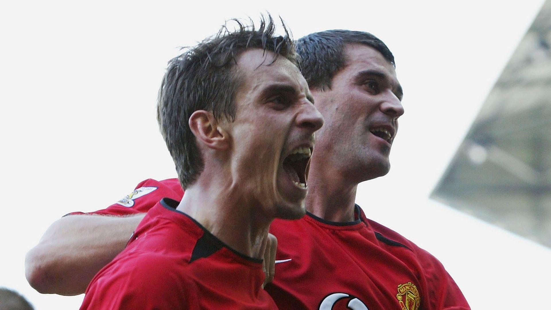 Gary Neville Roy Keane