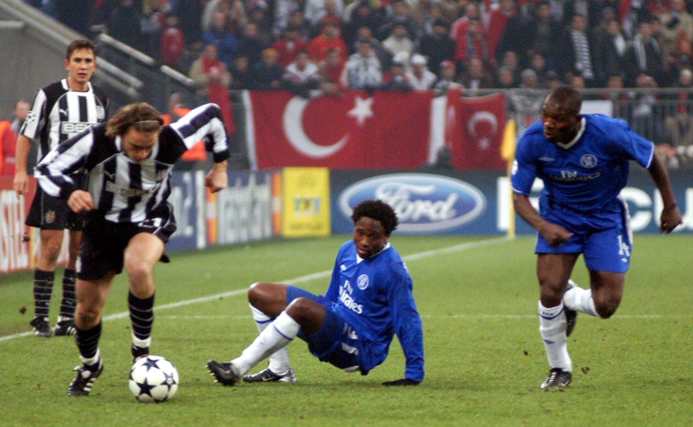 Okan Koc Besiktas vs Chelsea 12/09/2003