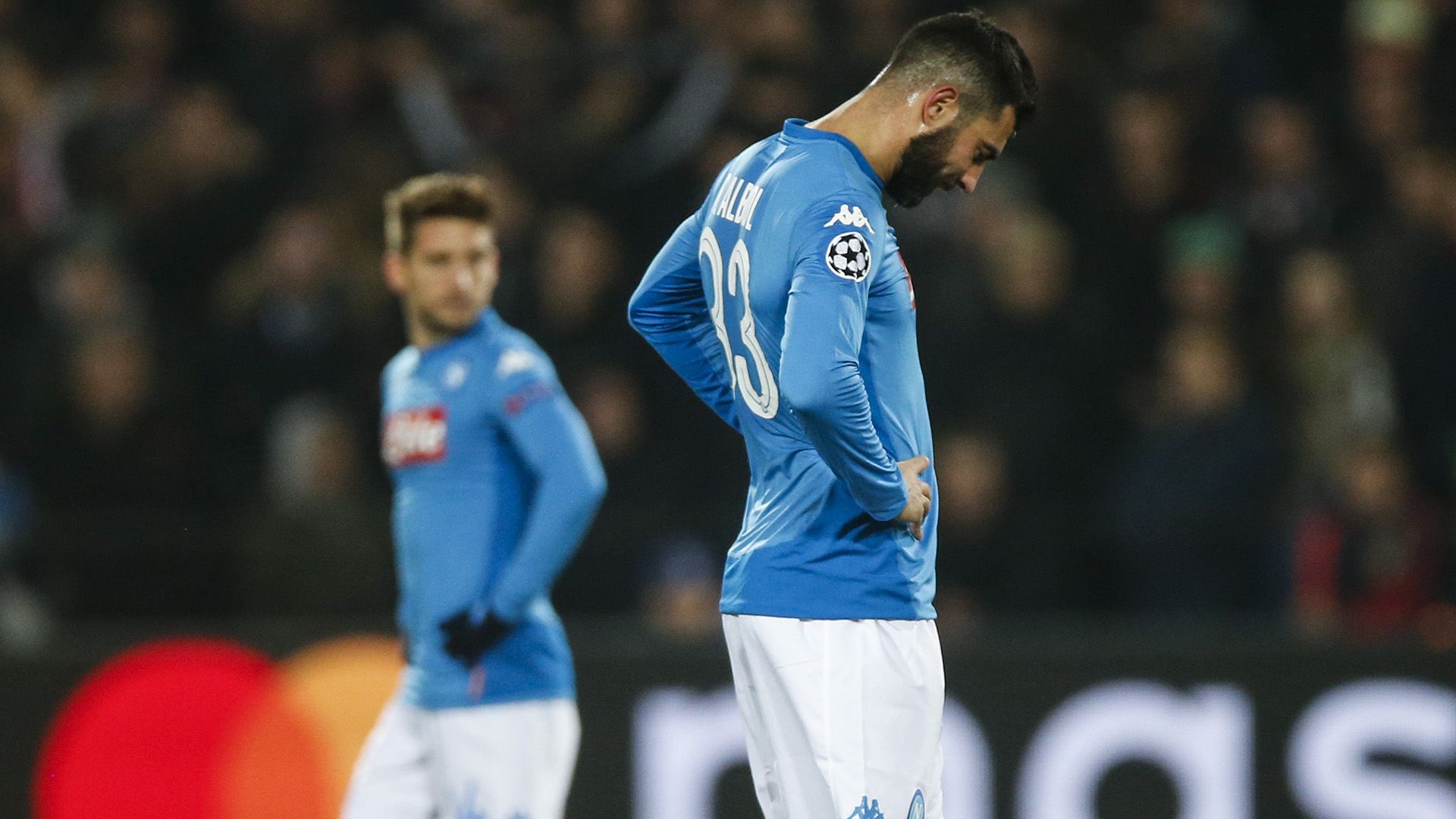 Raul Albiol Feyenoord Napoli Champions League