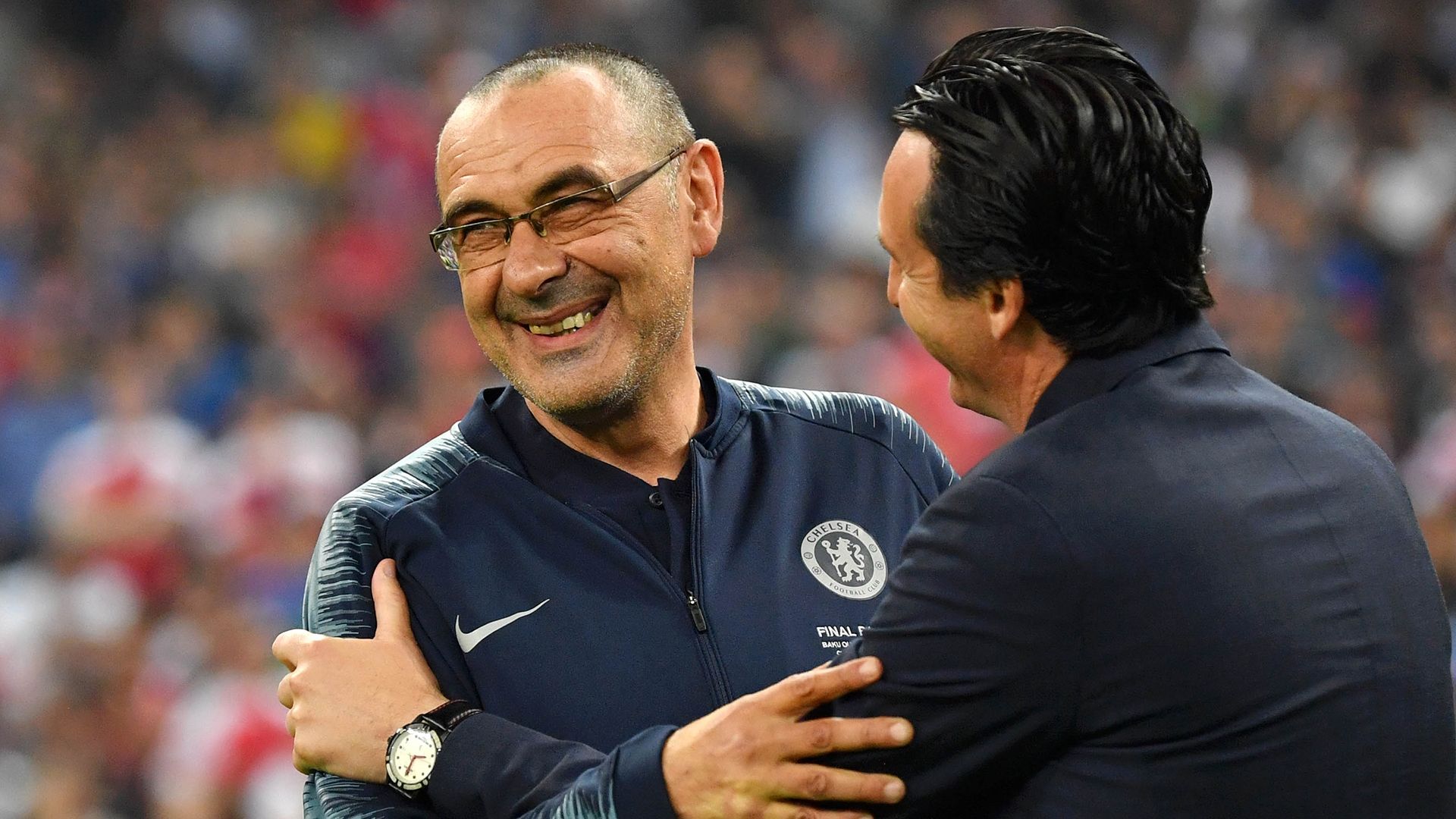 Maurizio Sarri Unai Emery Chelsea Arsenal