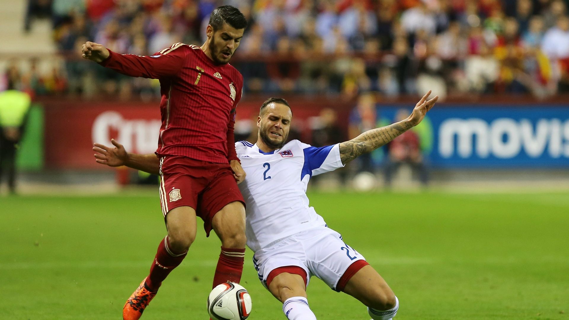 Alvaro Morata Spain Luxembourg 09102015