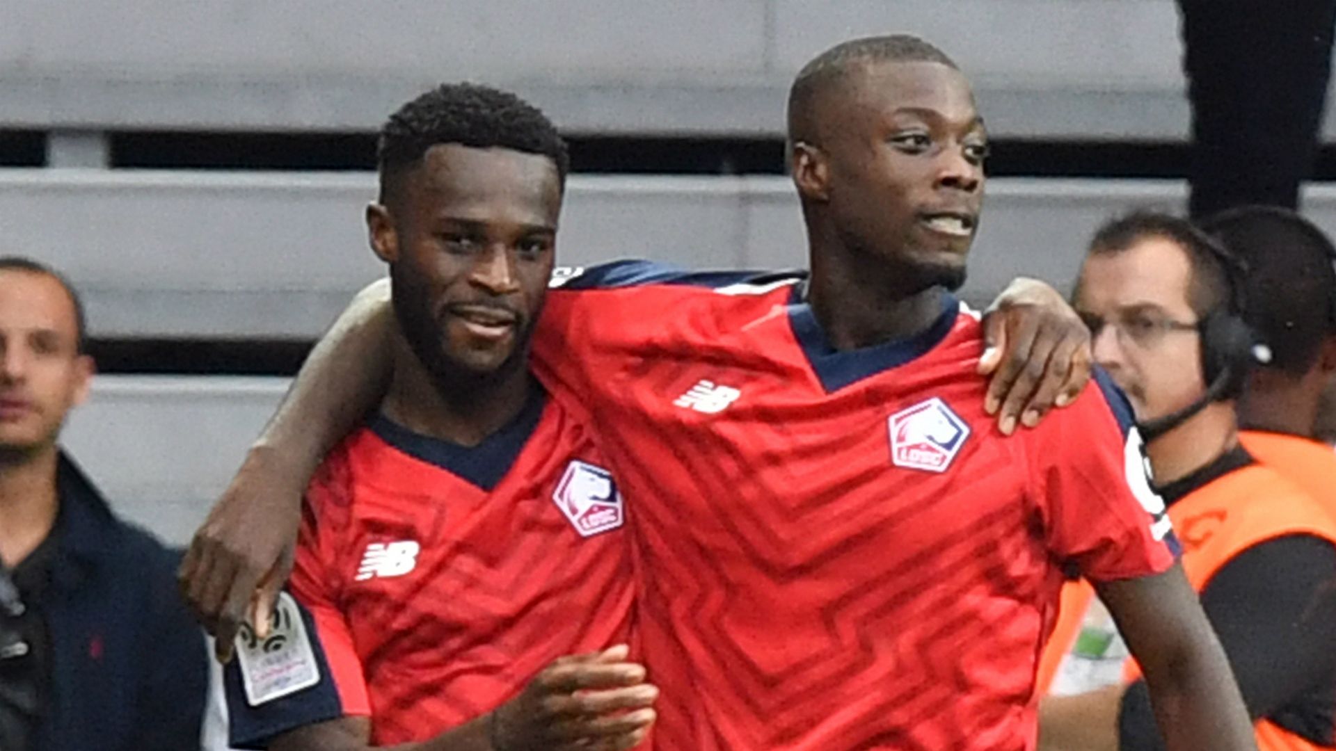 Nicolas Pepe, Jonathan Bamba - Lille