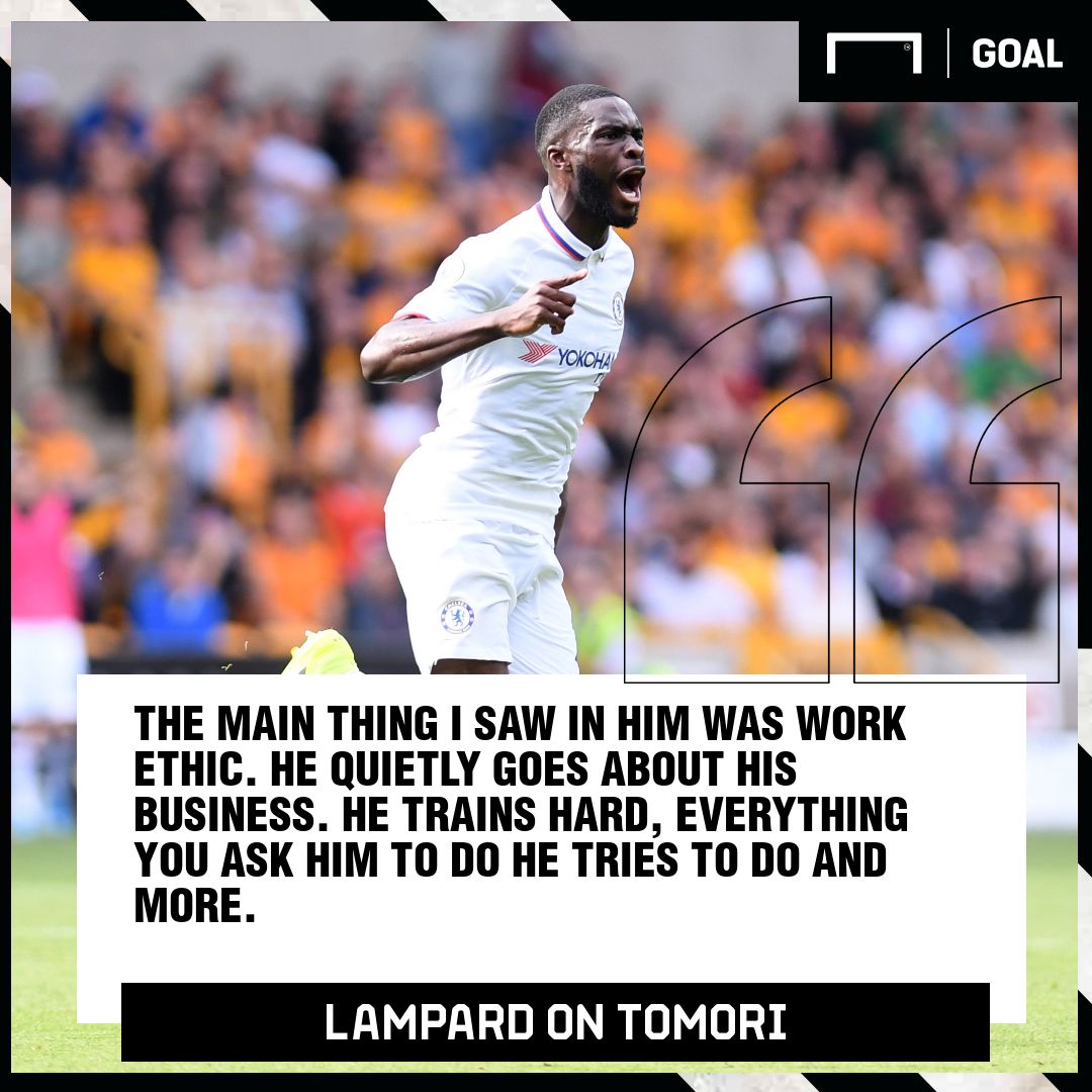 Lampard on Fikayo Tomori quote GFX