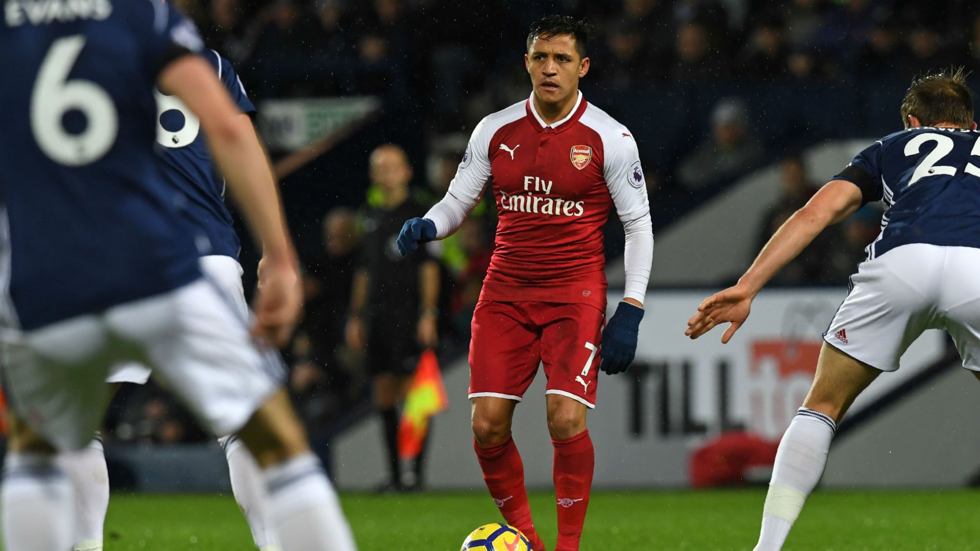 Alexis Sanchez Arsenal West Brom