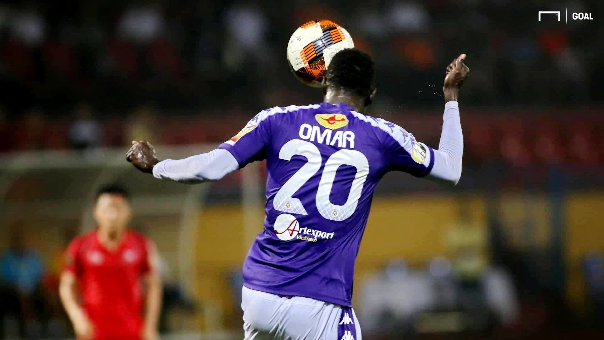 Pape Omar Faye Ha Noi vs Hai Phong V.League 2019