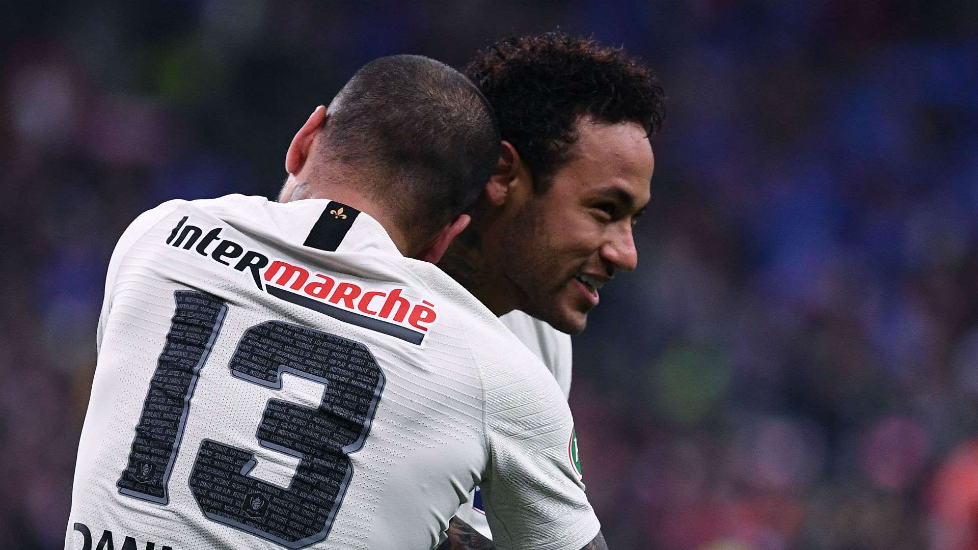 Neymar Daniel Alves Rennes PSG Coupe de France 27042019