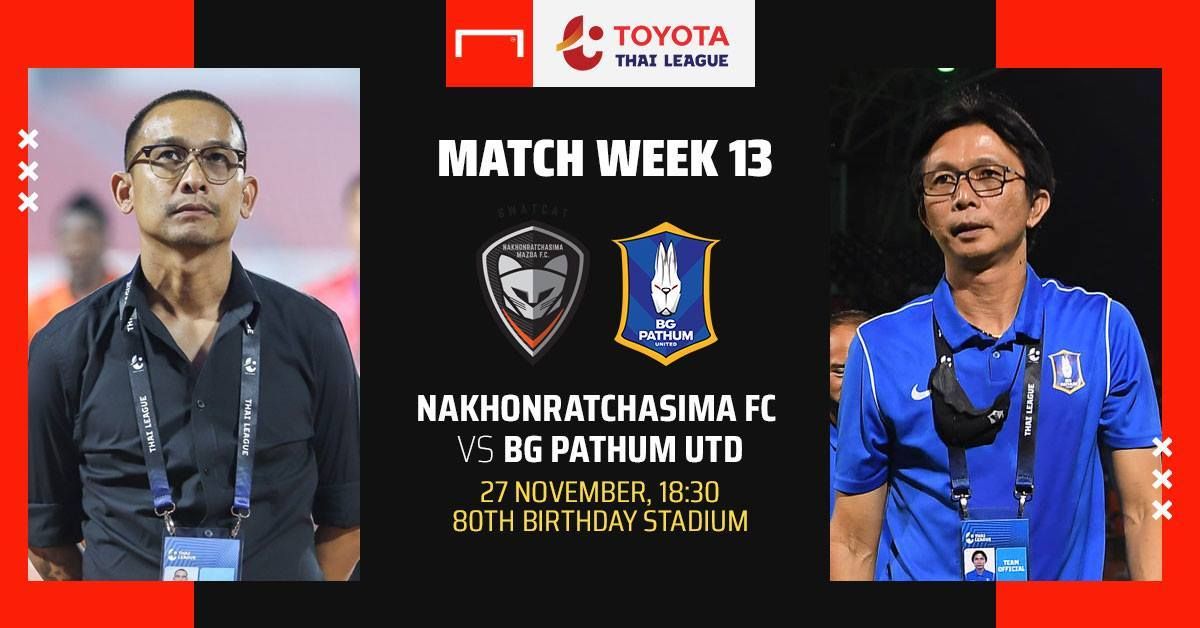 TOYOTA THAI LEAGUE PREVIEW : นครราชสีมา เอฟซี - บีจี ปทุม ยูไนเต็ด