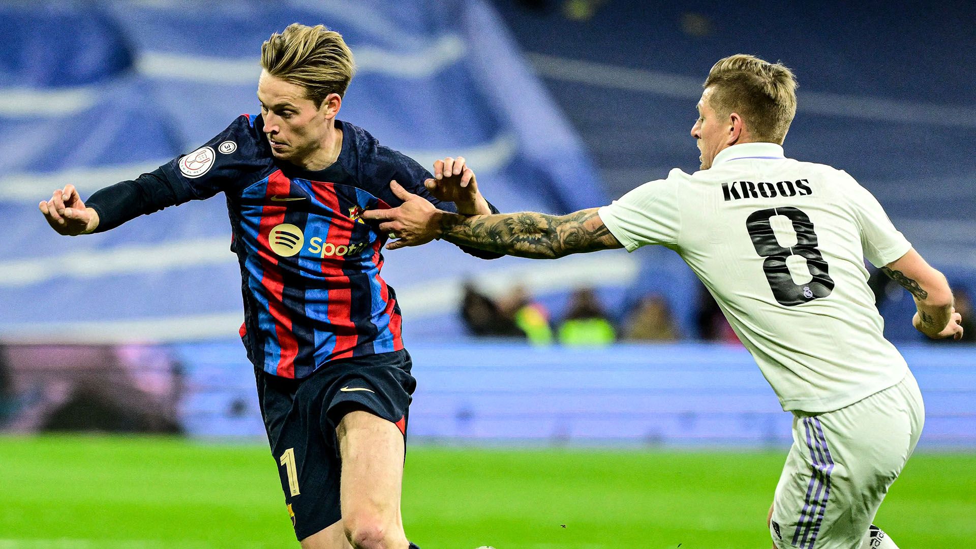 Frenkie de Jong Toni Kroos Barcelona Real Madrid 2022-23