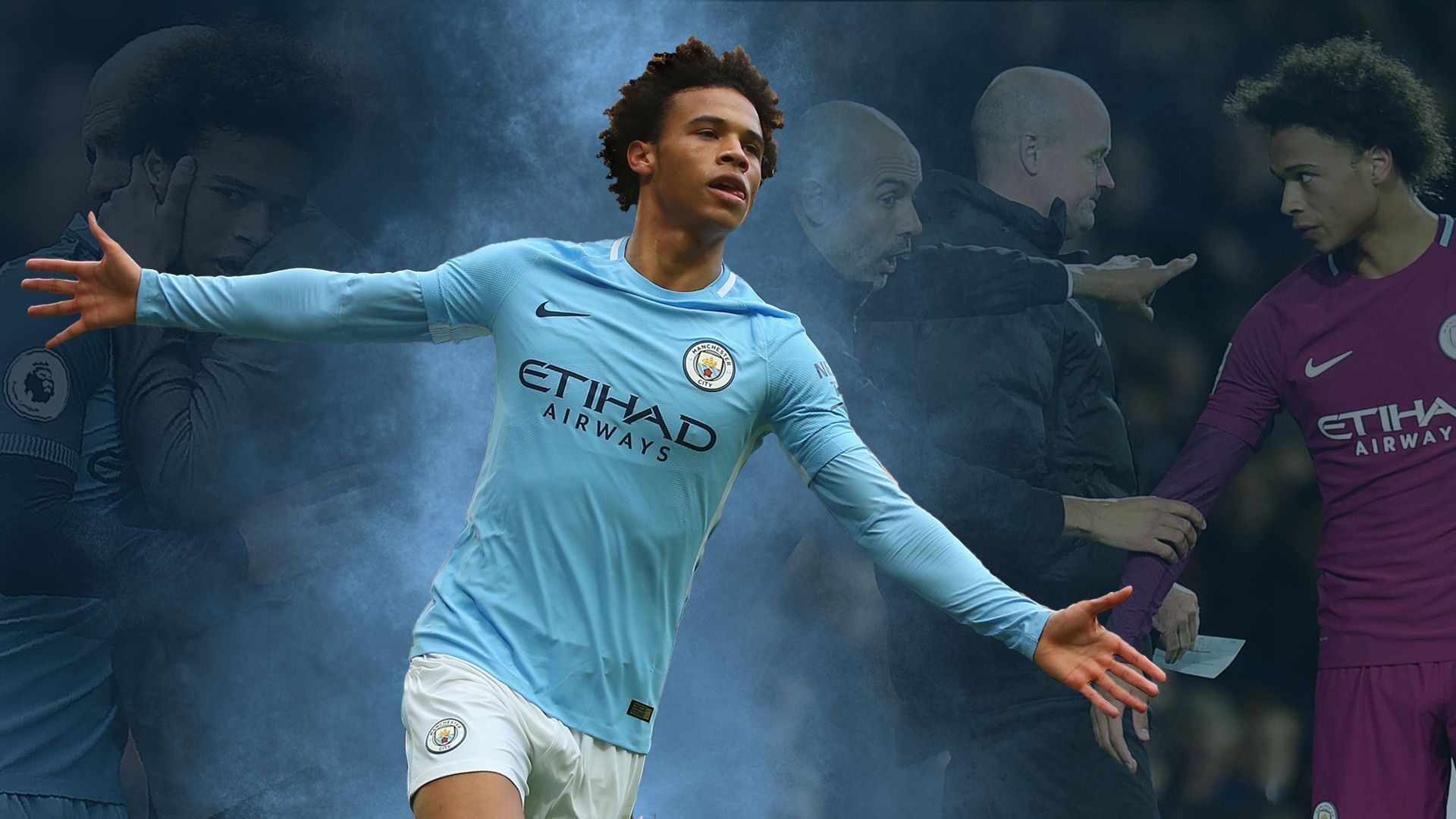 GFX Leroy Sane Pep Guardiola