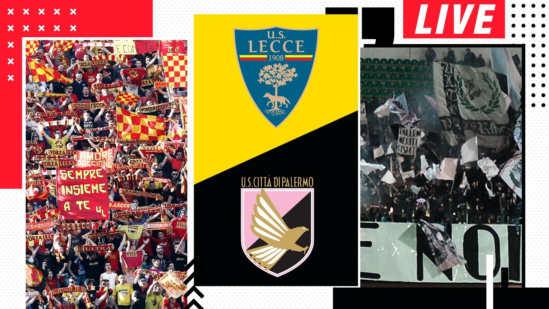 DIRETTA Lecce-Palermo