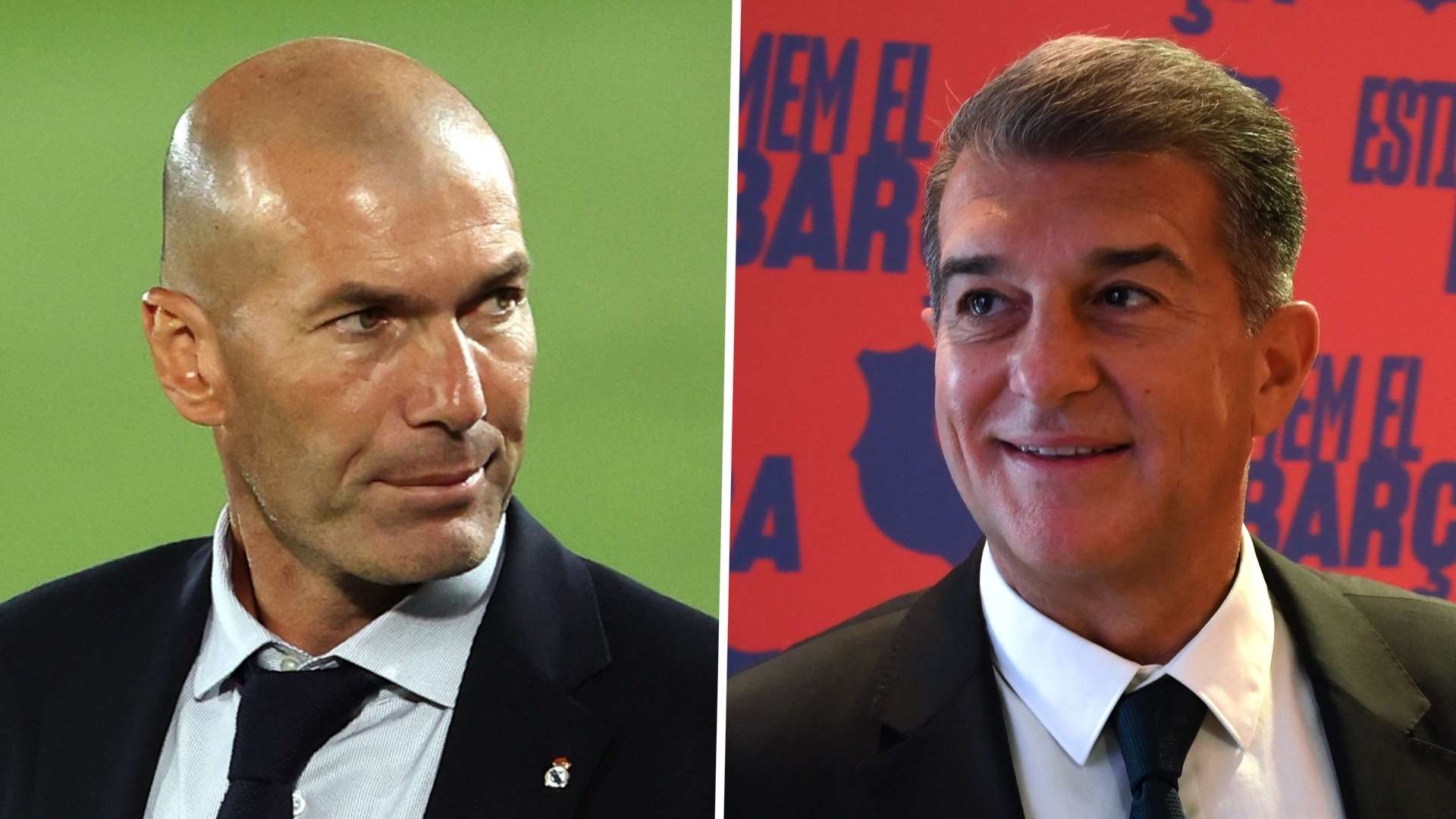 Zinedine Zidane Joan Laporta