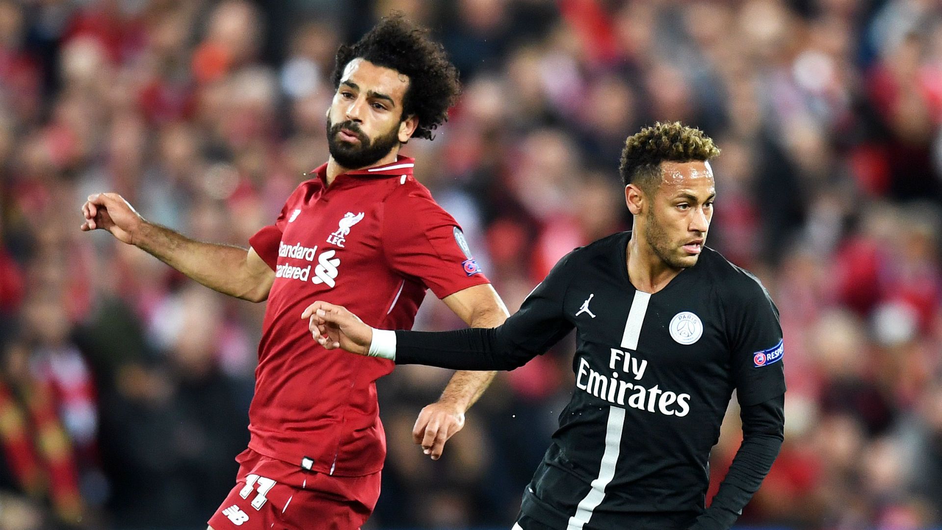 Salah Neymar Liverpool PSG Champions League 18 09 2018