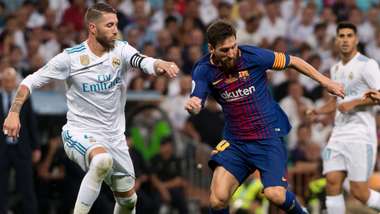 Sergio Ramos Real Madrid Lionel Messi FC Barcelona Sergio Ramos. Lionel Messi. Real Madrid. Barcelona. Siêu kinh điển. La Liga. Trước thềm Siêu kinh điển, Ramos dành lời ngợi khen Messi. Trực tiếp Siêu kinh điển. Trực tiếp La Liga. Tin tức bóng đá. Trực tiếp bóng đá. Bong da. Tin Real. Tin Barca.