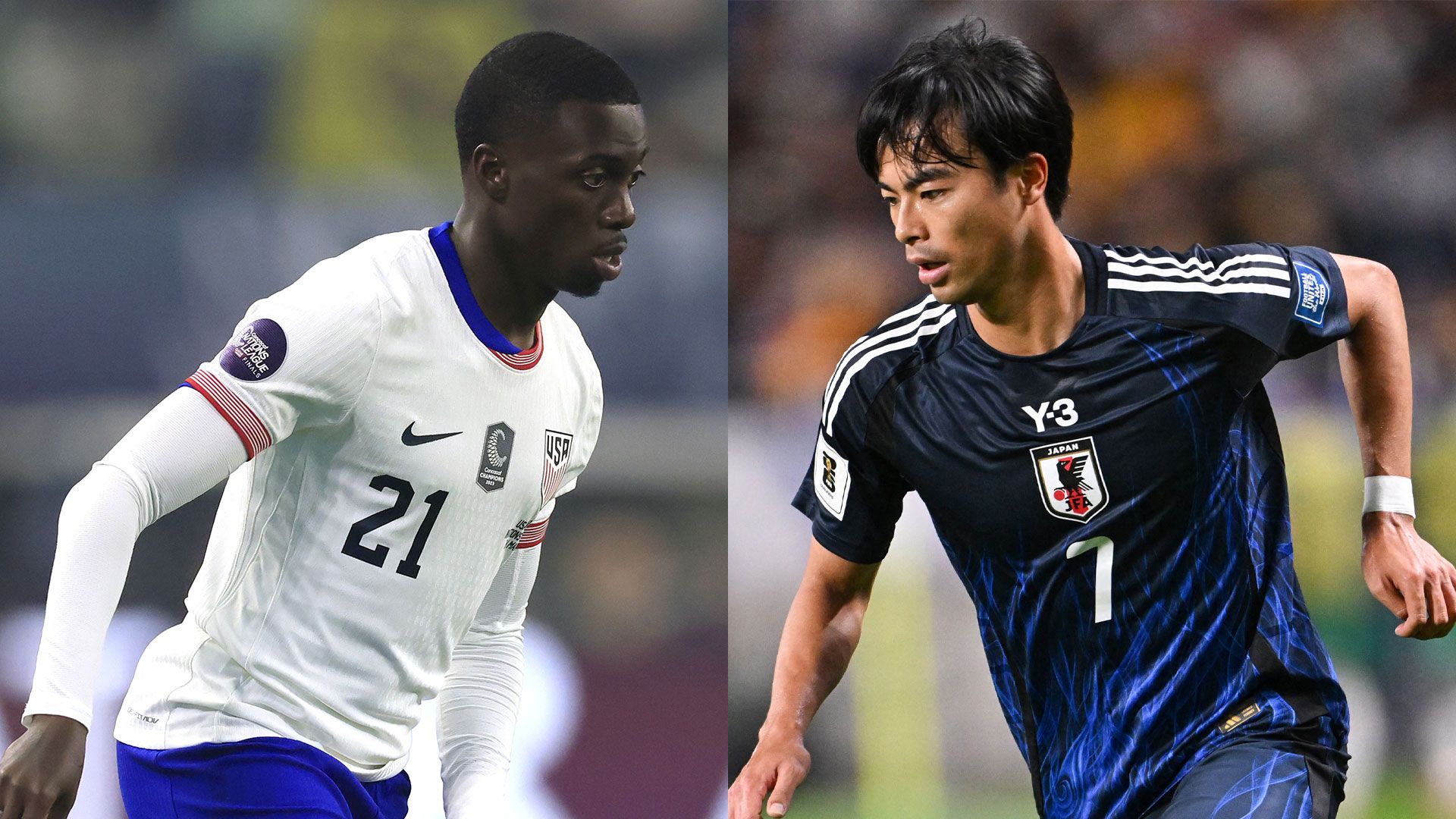 Timothy Weah Kaoru Mitoma