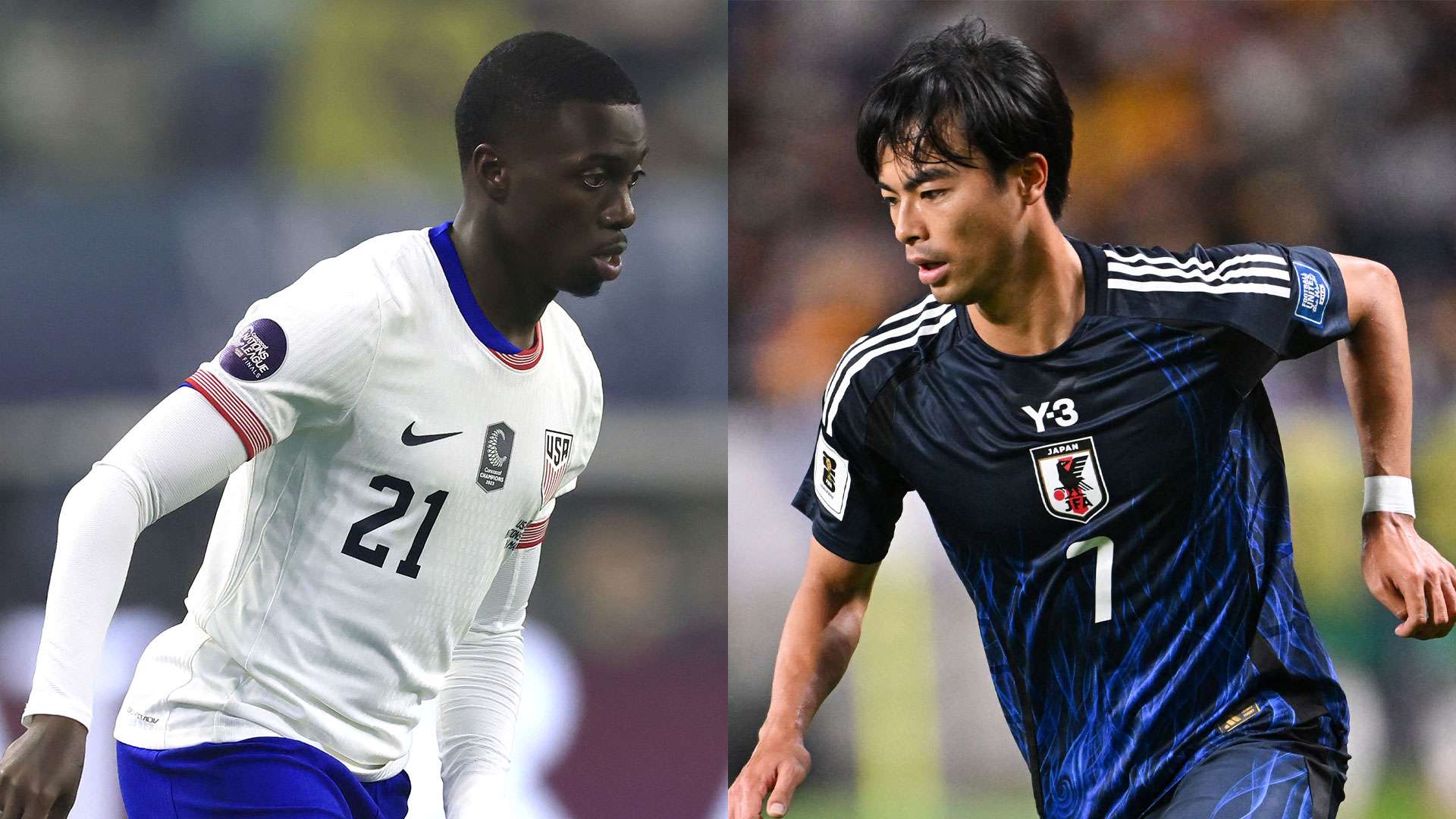 Timothy Weah Kaoru Mitoma