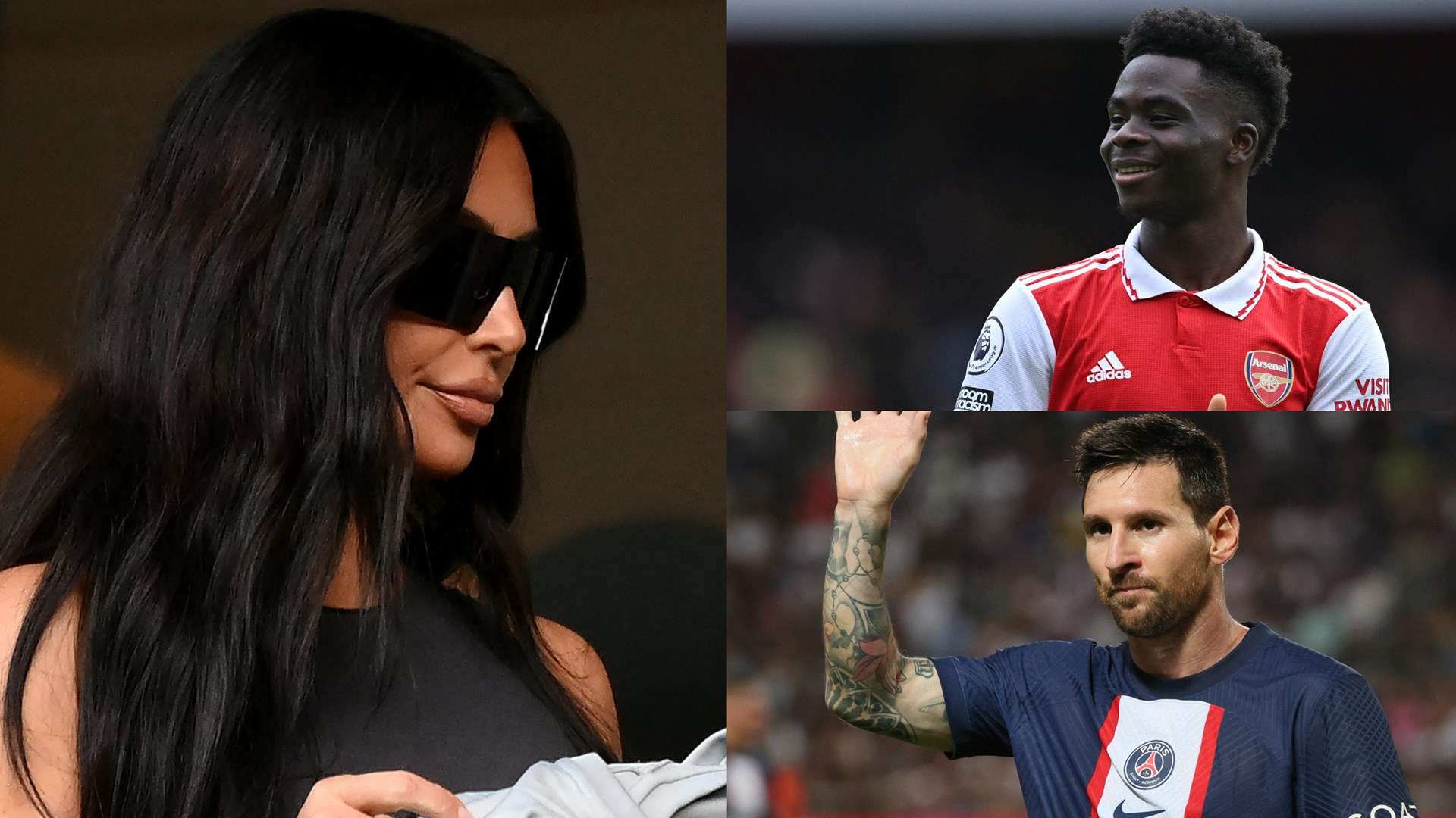 Kardashian, Saka, Messi split